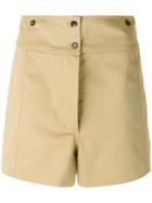 Kenzo - Casual Shorts - Women - Cotton - 36, Nude/neutrals, Cotton