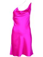 Cushnie Asymmetric Fitted Dress - Pink & Purple
