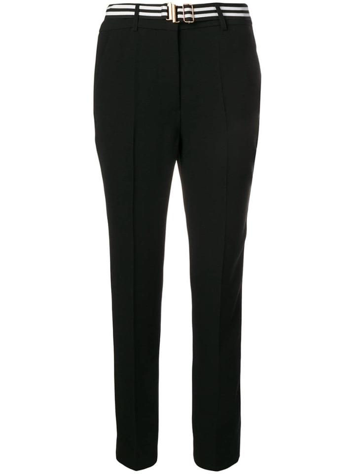 Steffen Schraut Creased Tapered Trousers - Black