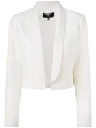 Paule Ka - Fitted Blazer Jacket - Women - Polyester/cupro/virgin Wool - 38, Nude/neutrals, Polyester/cupro/virgin Wool