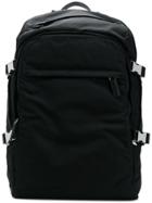 Prada Adjustable Size Backpack - Black