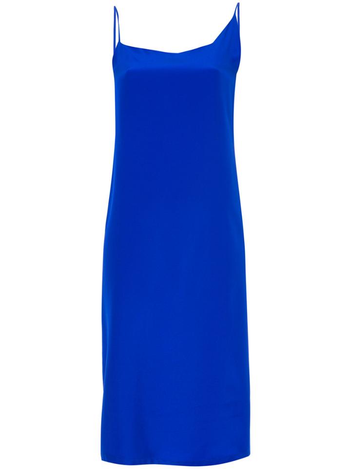 Kacey Devlin Asymmetric Wrap Dress - Blue