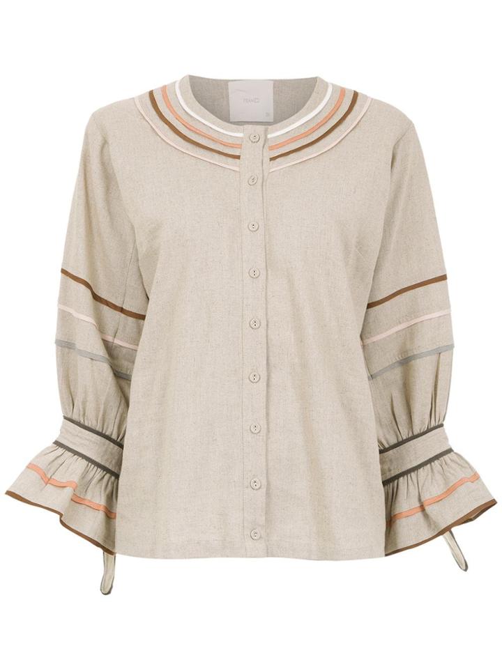 Framed Rainbow Top - Nude & Neutrals