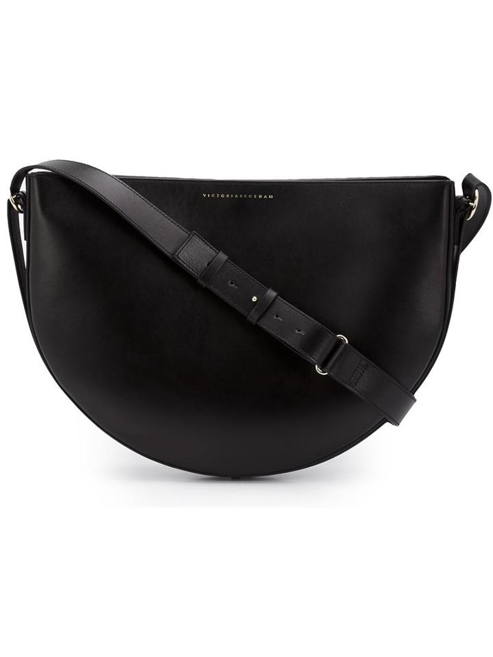Victoria Beckham 'half Moon' Shoulder Bag, Women's, Black