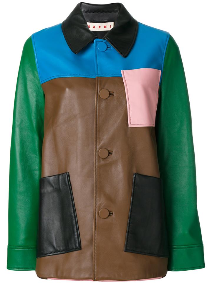 Marni Colourblock Jacket - Multicolour