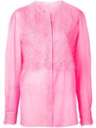 Ermanno Scervino Lace Panel Blouse - Pink