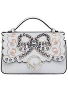 Fendi Double Micro Baguette Bag - Grey