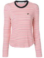 Philosophy Di Lorenzo Serafini Striped Jersey Top - White