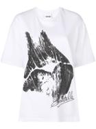 Koché Kiss Graphic Print T-shirt - White