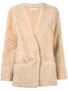 Inès & Maréchal Egypt Short V-neck Jacket - Brown