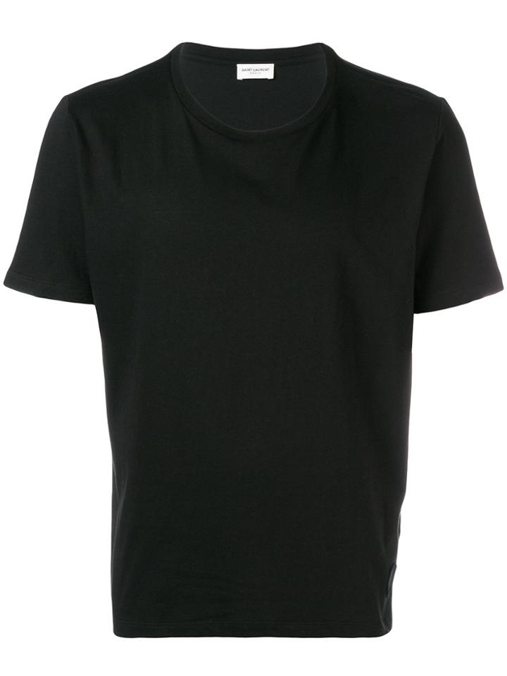 Saint Laurent Classic Short Sleeve T-shirt - Black