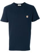 Maison Kitsuné Logo Patch Pocket T-shirt - Blue