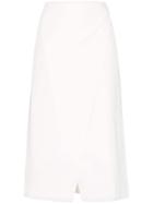 Beaufille Kari Pleated Midi Skirt - White