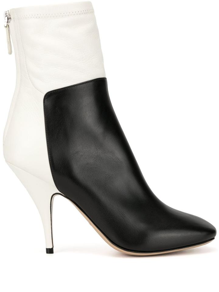 Petar Petrov Selma Two-tone Ankle Boots - White