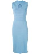 Reinaldo Lourenço Knitted Short Dress - Blue