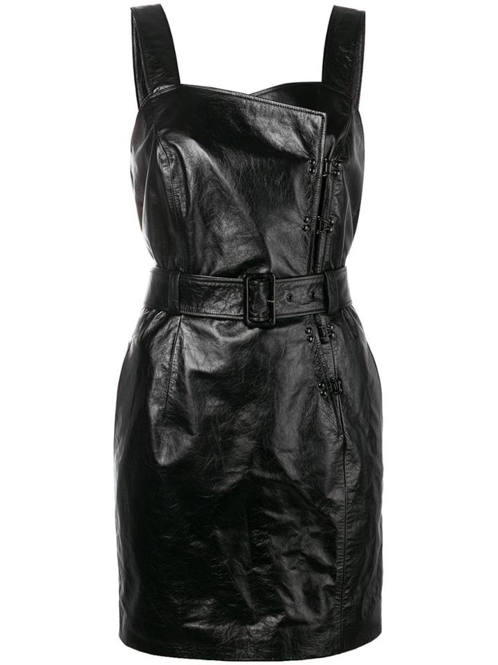 Olivier Theyskens Belted Fitted Dress - Black