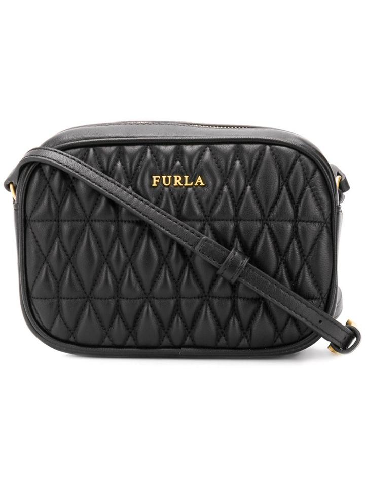 Furla Quilted Classic Crossbody - Black