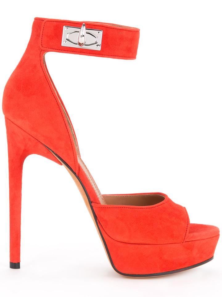 Givenchy Shark Lock Sandals - Yellow & Orange