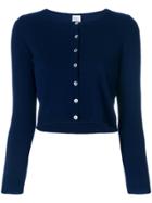 Sara Roka Cropped Cardigan - Blue