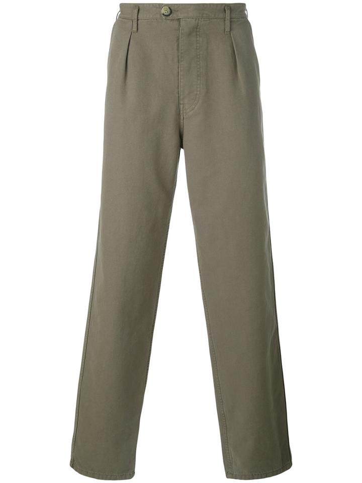 Bleu De Paname - Suedois Pants - Men - Cotton - 28, Green, Cotton