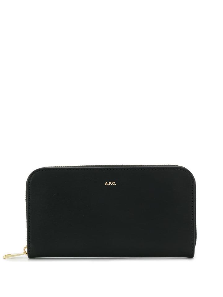 A.p.c. Continental Purse - Black