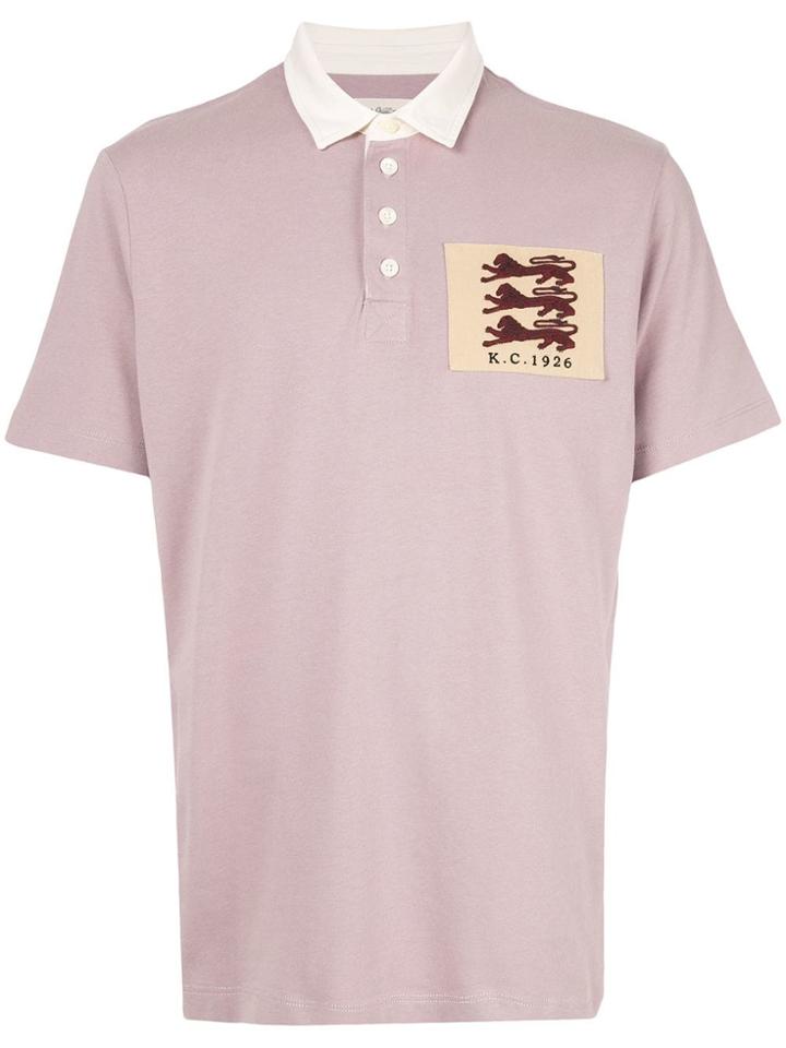 Kent & Curwen Contrast Collar Polo Shirt - Purple