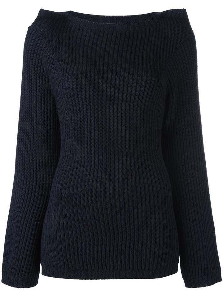 Société Anonyme 'scarf' Pullover, Women's, Size: 2, Blue, Merino