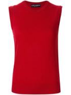 Dolce & Gabbana Slim Fit Tank Top - Red