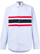 Tommy Hilfiger Stripe-print Button-down Shirt - Blue