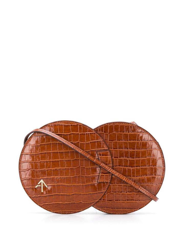 Manu Atelier Sctructured Shoulder Bag - Brown