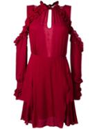 Iro 'hanie' Cold Shoulder Dress, Women's, Size: 38, Red, Viscose