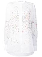 Ermanno Scervino Floral Embellished Shirt - White