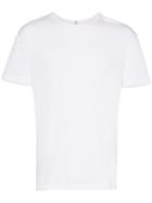 Lot78 White Short Sleeve Cotton Blend T Shirt