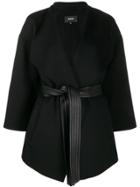 Mackage Oversized Belted Jacket - Black