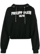 Philipp Plein Chain Detail Hoodie - Black