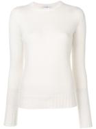 Max Mara Albi Crew Neck Jumper - White