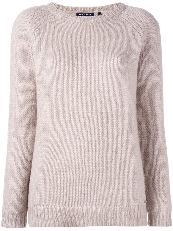 Woolrich 'mag' Sweater, Women's, Size: Medium, Nude/neutrals, Polyamide/wool/yak/alpaca
