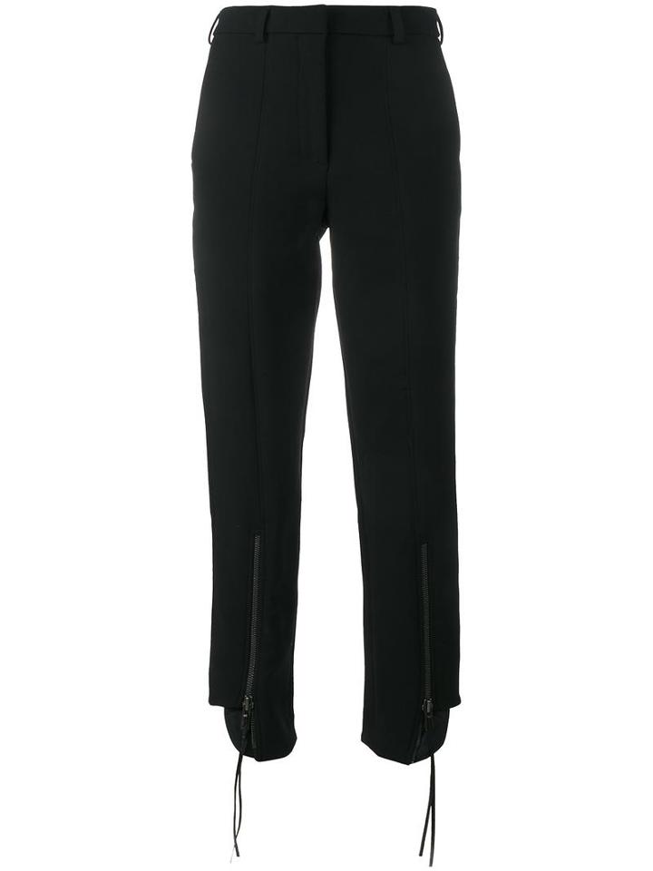 Y / Project Zip Detail Trousers, Women's, Size: 34, Black, Polyamide/polyurethane/spandex/elastane/wool