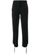 Y / Project Zip Detail Trousers, Women's, Size: 34, Black, Polyamide/polyurethane/spandex/elastane/wool