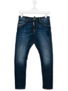 Dsquared2 Kids Tapered Jeans, Boy's, Size: 14 Yrs, Blue
