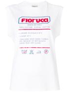 Fiorucci Logo Print Tank Top - White