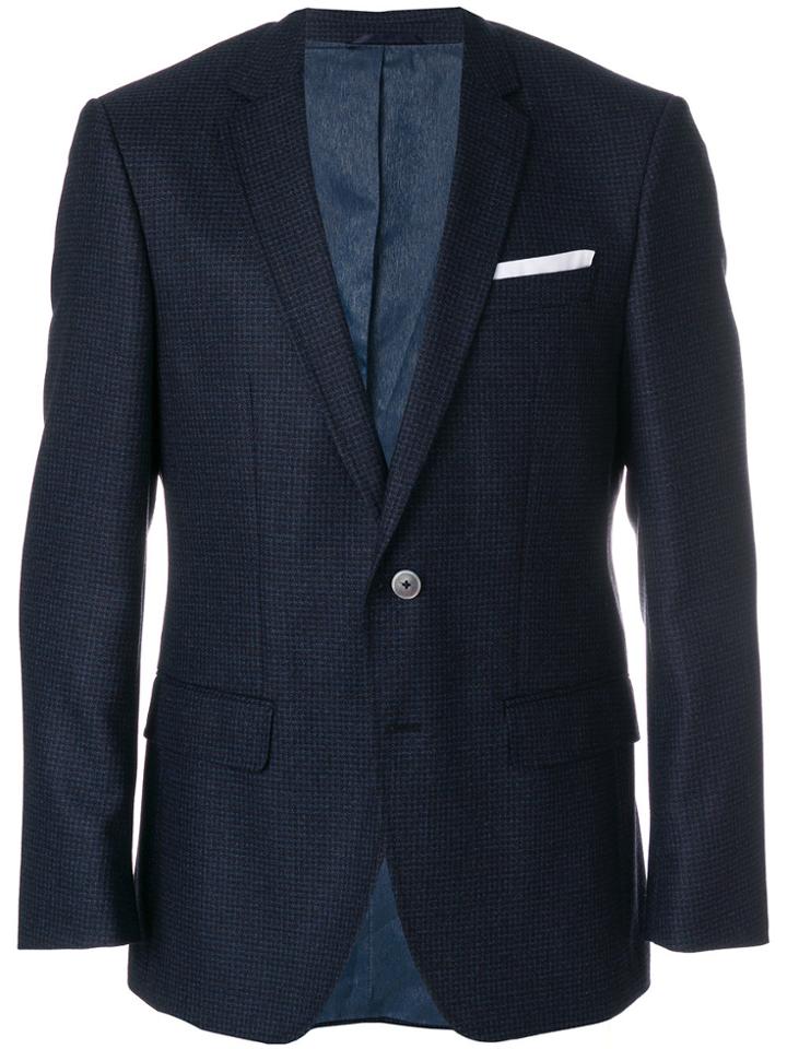 Boss Hugo Boss Textured Suit Jacket - Blue