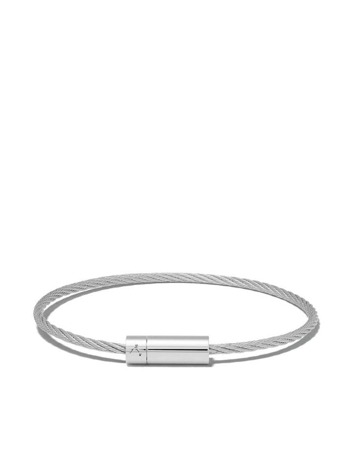 Le Gramme 9 Grams Cable Bracelet - Silver