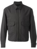 Lemaire Zipped Shirt Jacket, Men's, Size: 48, Brown, Wool/cotton