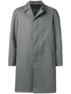 Mackintosh 0002 Single Breasted Straight Coat - Grey