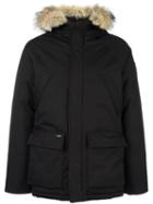 Nobis 'the Heritage' Coat, Men's, Size: Medium, Black, Feather Down/nylon/polyester/coyote Fur