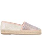 René Caovilla Embellished Espadrilles - Neutrals