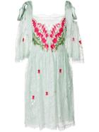 Temperley London Potion Mini Dress - Green