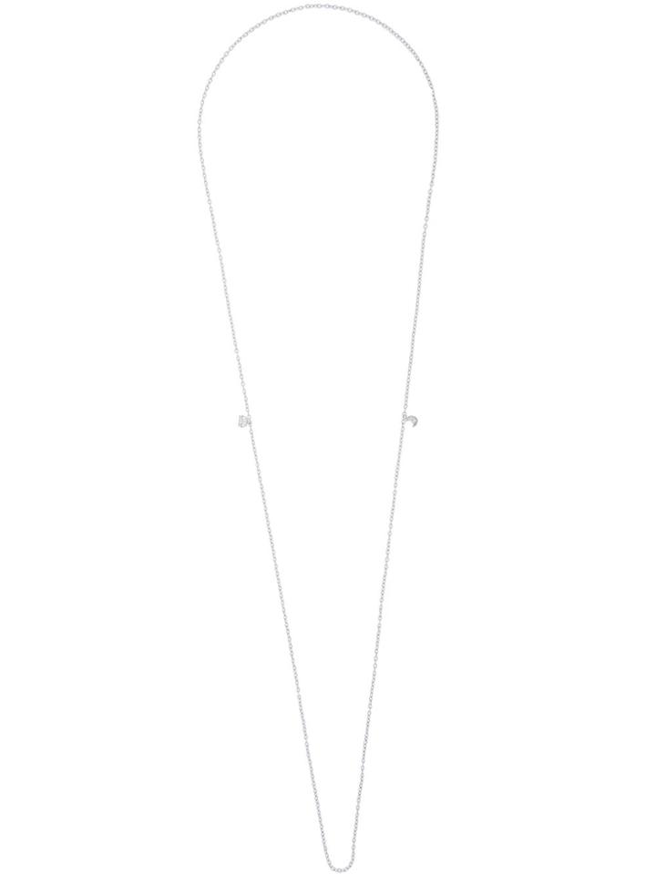 Carolina Bucci Moon And Scale Charm Necklace - Metallic