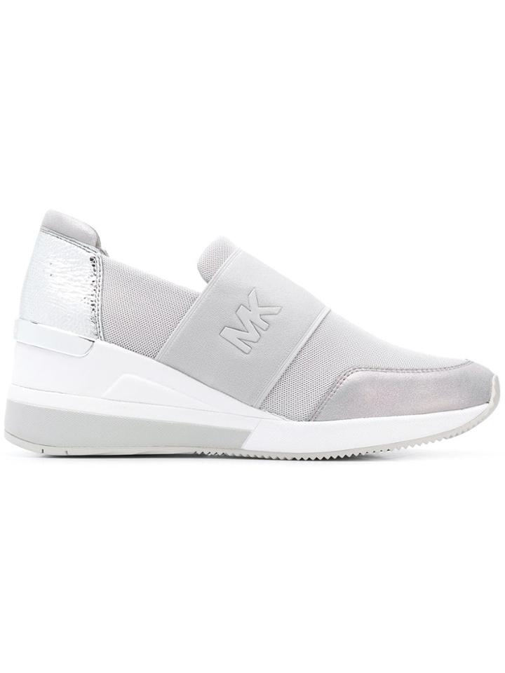 Michael Michael Kors Felix Slip-on Sneakers - Metallic